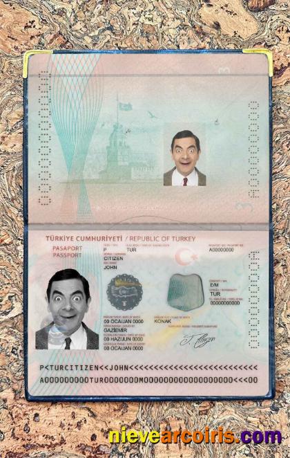 New Turkey Passport photolook